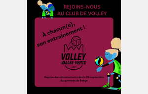 Rejoins-nous au club de volley ⎪ Saison 2022-2023